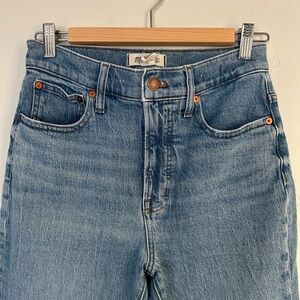 Madewell High Rise Light Blue Jeans